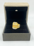 1 GRAM GOLD RAM RING FOR MEN DESIGN A-838