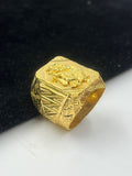 1 GRAM GOLD FORMING RADHA KRISHNA RING FOR MEN DESIGN A-852