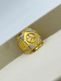 1 GRAM GOLD PLATED RING FOR MEN DESIGN A-863