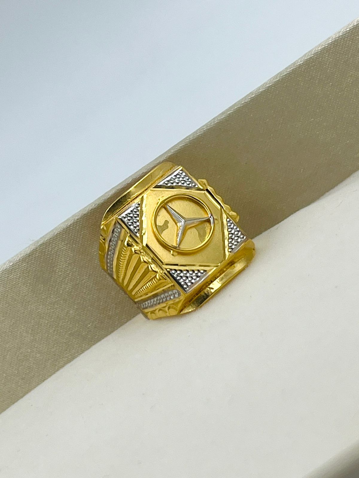 1 GRAM GOLD PLATED RING FOR MEN DESIGN A-863