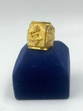 1 GRAM GOLD PLATED KRISHNA RING FOR MEN DESIGN A-866