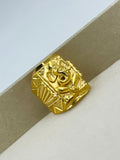 1 GRAM GOLD GANPATI BAPPA RING FOR MEN DESIGN A-876