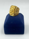 1 GRAM GOLD GANPATI BAPPA RING FOR MEN DESIGN A-876