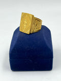 1 GRAM GOLD PLATED STUNNING DESIGN SUPERIOR QUALITY RING FOR MEN DESIGN A-901