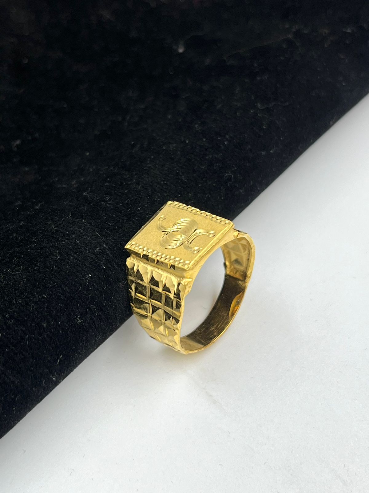 1 GRAM GOLD PLATED RING FOR MEN DESIGN A-914