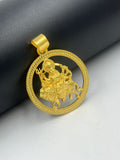 1 GRAM GOLD PLATED MAA AMBE PENDANT FOR MEN DESIGN A-355