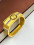 1 GRAM GOLD OM (AUM) DIAMOND KADA FOR MEN DESIGN A-20