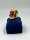 1 GRAM GOLD FORMING DIAMOND RING FOR MEN DESIGN A-943