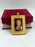 1 GRAM GOLD FORMING JAY CHEHAR MAA PHOTO PENDANT FOR MEN DESIGN A-358