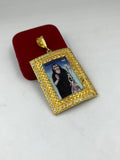 1 GRAM GOLD PLATED MAA MASANI PHOTO PENDANT FOR MEN DESIGN A-366
