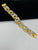 1 GRAM GOLD GOGA MAHARAJ DIAMOND BRACELET FOR MEN DESIGN A-284