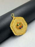 1 GRAM GOLD PLATED GANPATI BAPPA PENDANT FOR MEN DESIGN A-360