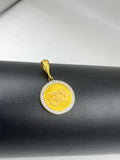 1 GRAM GOLD OM (AUM) PENDANT FOR MEN  DESIGN A-361
