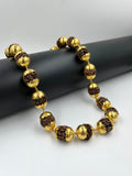 1 GRAM GOLD RUDRAKSHA MALA FOR MEN DESIGN A-68