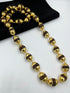 1 GRAM GOLD RUDRAKSHA MALA FOR MEN DESIGN A-69