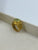 1 GRAM GOLD GREEN DIAMOND RING FOR MEN DESIGN A-948