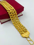 1 GRAM GOLD 2 LINE SINGAPURI BRACELET FOR MEN DESIGN A-290