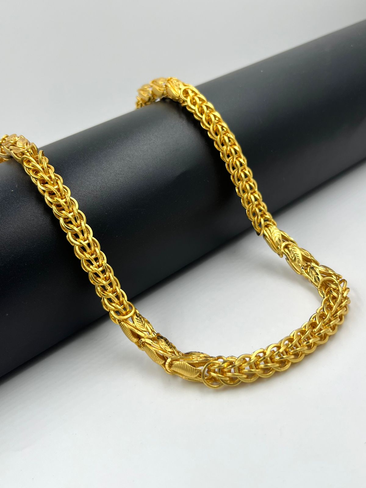 1 GRAM GOLD INDO CHAIN FOR MEN DESIGN A-606