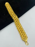 1 GRAM GOLD FORMING 3 LINE KOHLI BRACELET FOR MEN DESIGN A-301