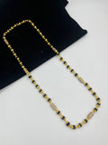 1 GRAM GOLD FORMING RUDRAKSHA MALA FOR MEN DESIGN A-72