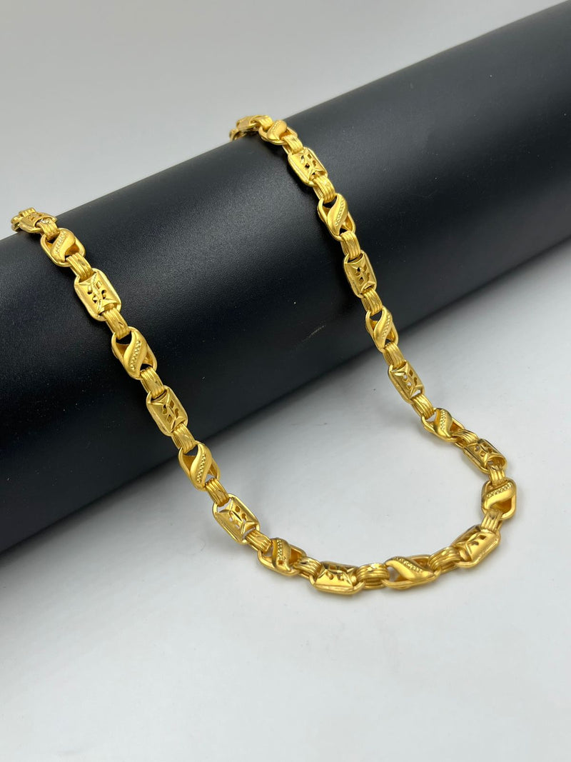 1 GRAM GOLD CHAIN FOR MEN DESIGN A-388