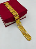 1 GRAM GOLD FORMING 2 LINE POKAL BRACELET FOR MEN DESIGN A-309