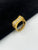 1 GRAM GOLD PLATING DIAMOND RING FOR MEN DESIGN A-981