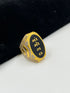 1 GRAM GOLD MAA MANGAL RING FOR MEN DESIGN A-988