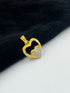 1 GRAM GOLD LADIES HEART PENDANT , WOMEN'S PENDANT FOR MEN DESIGN A-2