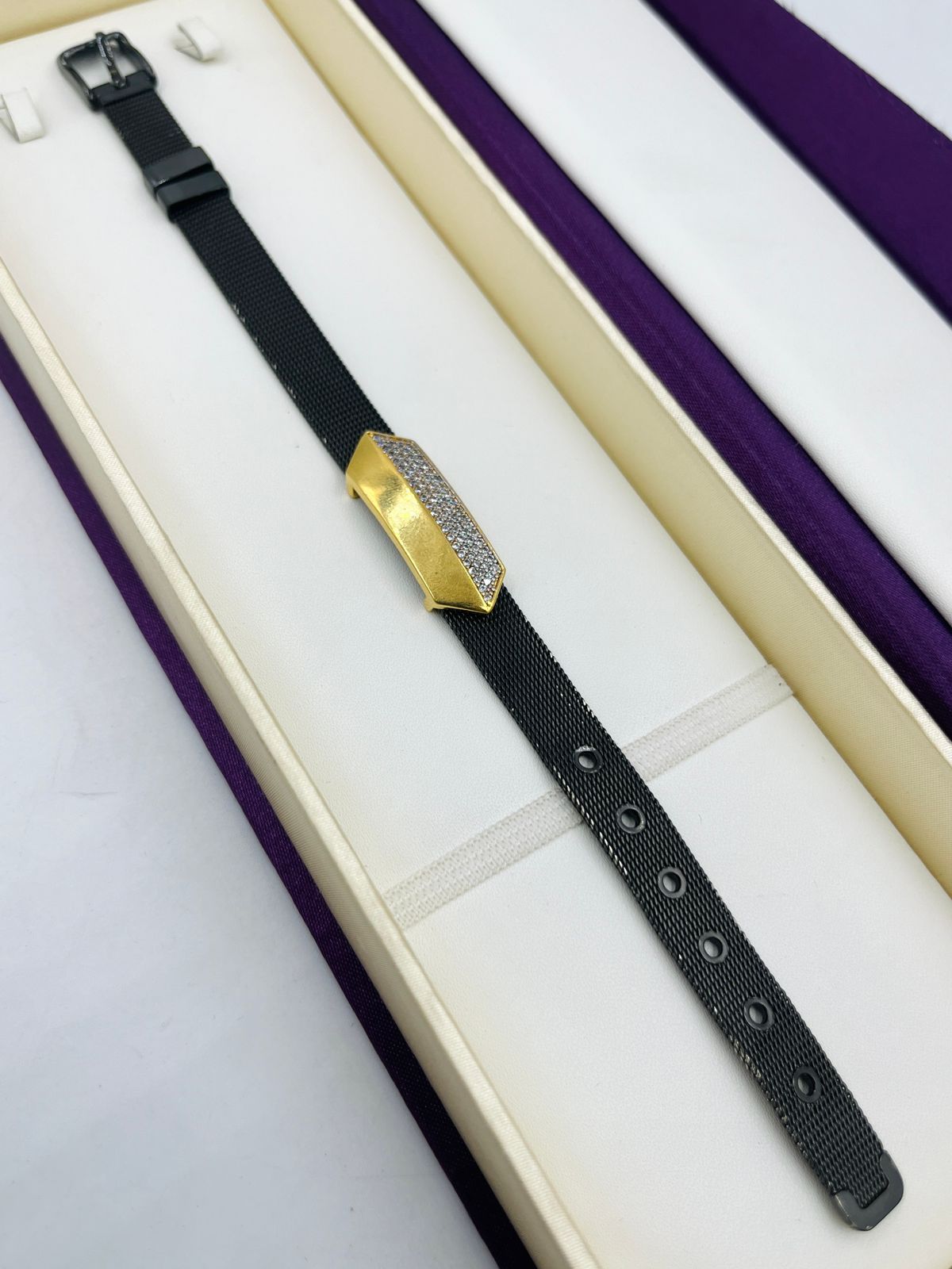 1 GRAM GOLD BELT BRACELET FOR MEN DESIGN A-335