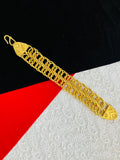 1 GRAM GOLD AATHDA BIG SIZE BRACELET FOR MEN DESIGN A-349