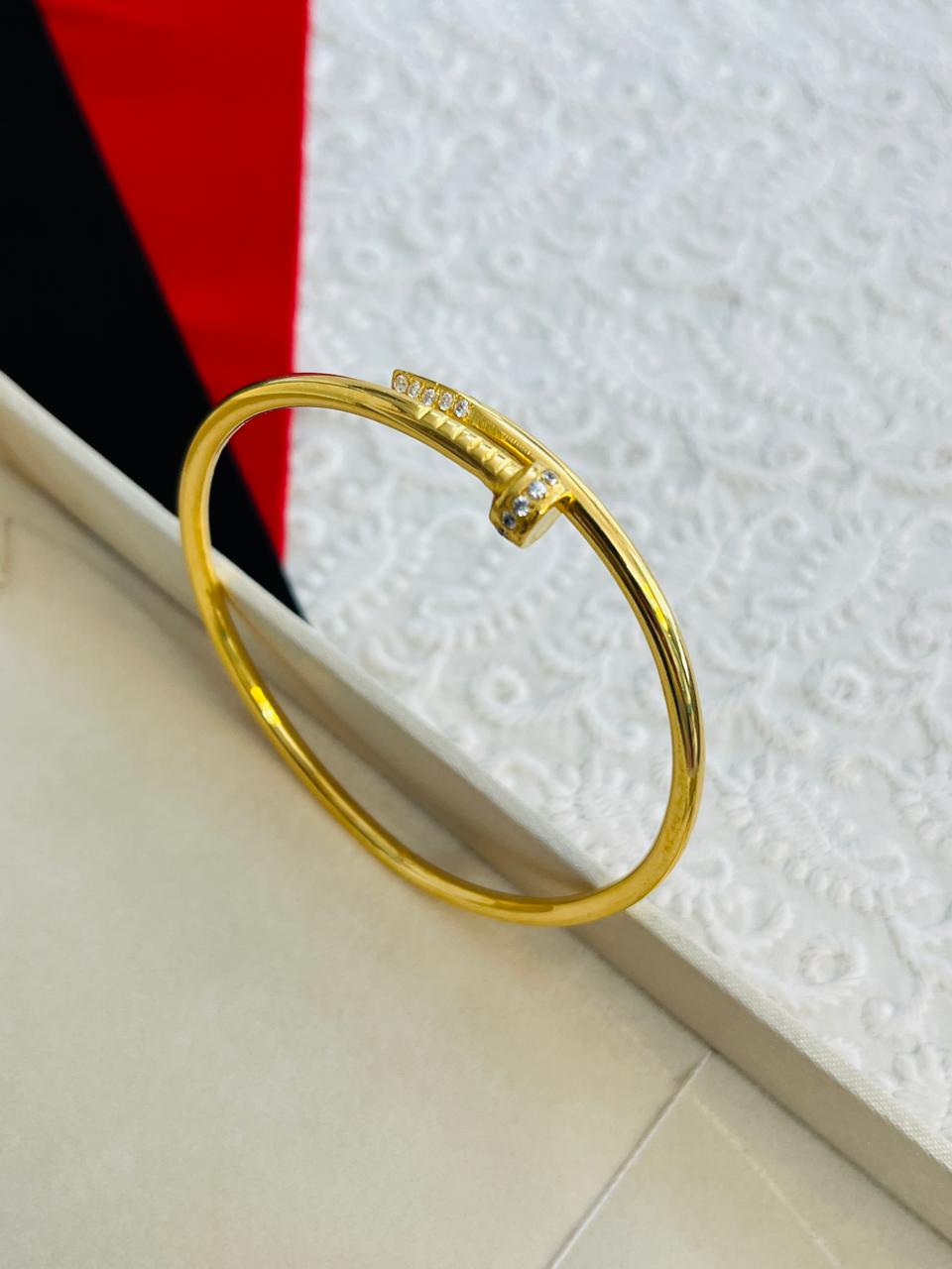 1 GRAM GOLD MEN DIAMOND KADA FOR MEN DESIGN A-25