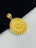 1 GRAM GOLD SURYADEV PENDANT FOR MEN DESIGN A-383