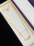 1 GRAM GOLD LADIES , WOMEN CHAIN WITH HEART PENDANT FOR DESIGN A-15