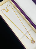 1 GRAM GOLD LADIES , WOMEN CHAIN WITH HEART PENDANT FOR DESIGN A-16