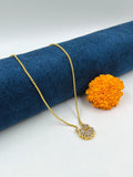 1 GRAM GOLD LADIES , WOMEN CHAIN WITH HEART PENDANT FOR DESIGN A-23