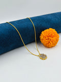 1 GRAM GOLD LADIES , WOMEN CHAIN WITH HEART PENDANT DESIGN A-29