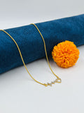 1 GRAM GOLD LADIES , WOMEN CHAIN WITH PENDANT DESIGN A-37