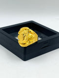 पुरुषों के लिए 1 ग्राम गोल्ड राजवाड़ी ओम (AUM) रिंग डिज़ाइन A-1025