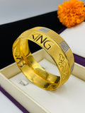 1 GRAM GOLD PLATED KING PUNJABI KADA FOR MEN DESIGN A-29