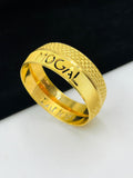 1 GRAM GOLD PLATED MOGAL , MOMAI PUNJABI KADA FOR MEEN DESIGN A-32