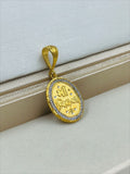 1 GRAM GOLD MAA VIHAT PENDANT FOR MEN DESIGN A-394