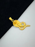 1 GRAM GOLD GOGA MAHARAJ PENDANT FOR MEN DESIGN A-428