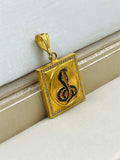 1 GRAM GOLD GOGA MAHARAJ PENDANT FOR MEN DESIGN A-433