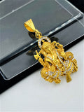 1 GRAM GOLD GANPATI BAPPA PENDANT FOR MEN DESIGN A-434