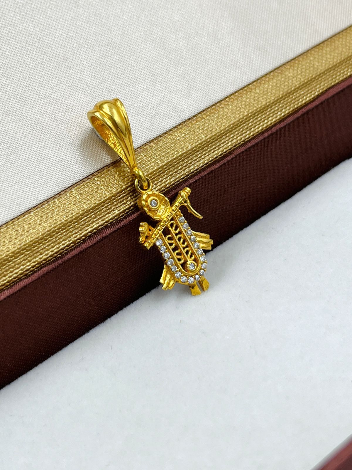 1 GRAM GOLD SHREENATHJI PENDANT FOR MEN DESIGN A-467