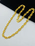 1 GRAM GOLD PLATED KOHLI CHAIN FOR MEN DESIGN A-708