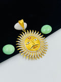 1 GRAM GOLD SURYA DADA PENDANT FOR MEN DESIGN A-473