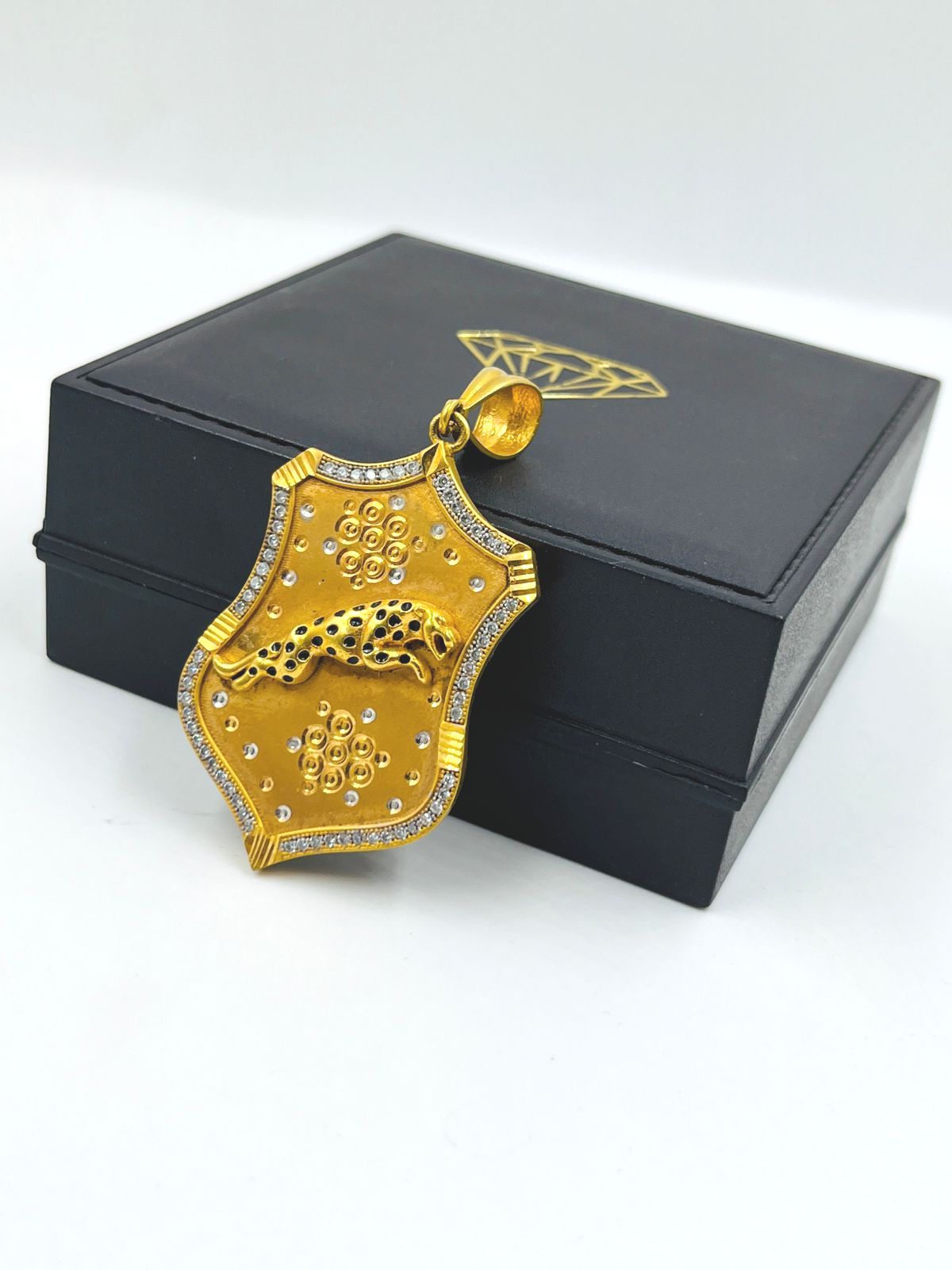 1 GRAM GOLD JAGUAR PENDANT FOR MEN DESIGN A-495