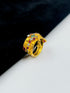 1 GRAM GOLD LADIES DIAMOND RING WOMEN RING DESIGN A-24